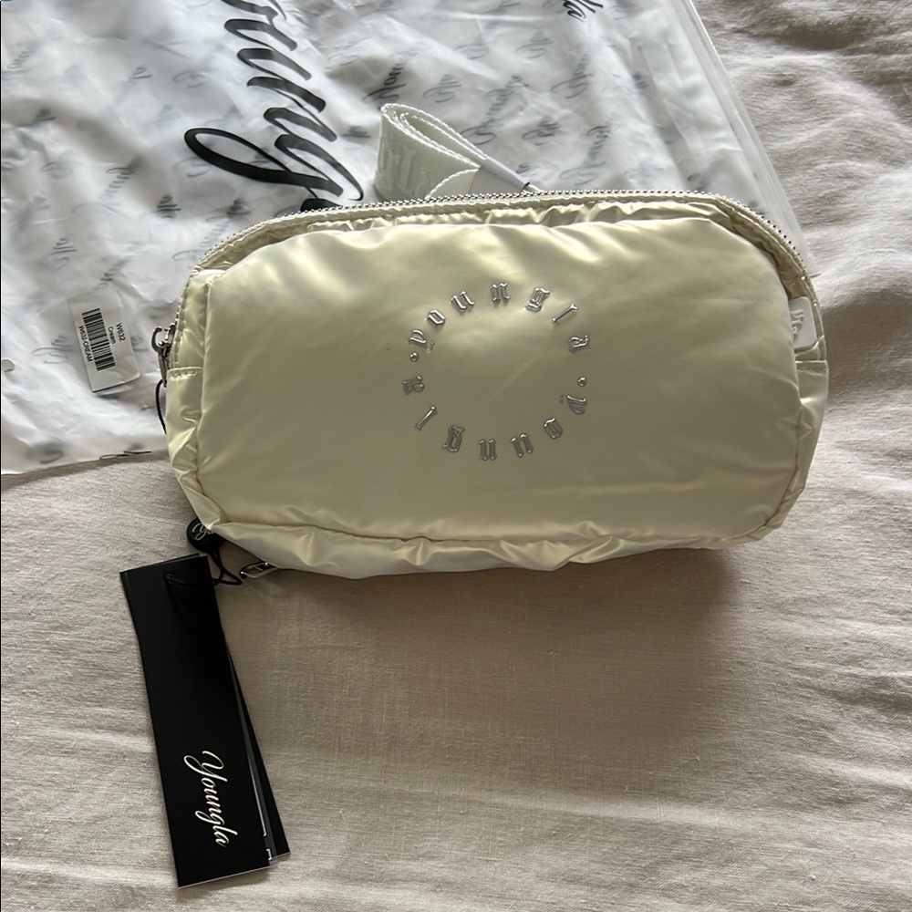 YoungLA | AM to PM Crossbody and Backpack in Cream - Picture 12 of 14